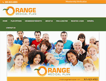 Tablet Screenshot of orangemedicalplan.com